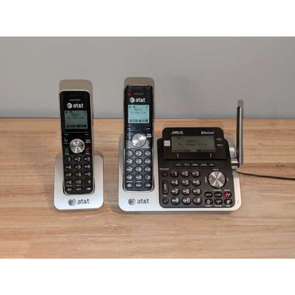 AT&T TL96271 Dect 6.0 2 Handset Bluetooth Connect-to-Cell Caller ID Phone System - Picture 3 of 11